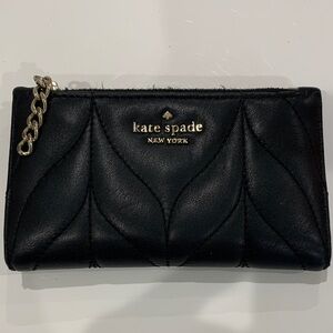 Kate Spade quilted smooth leather wallet